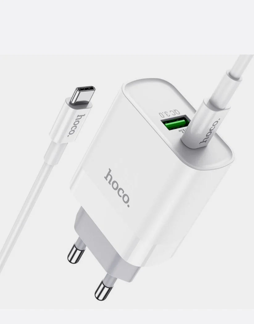 Hoco C80A Type-C to Lightning PD + QC3.0 Charger