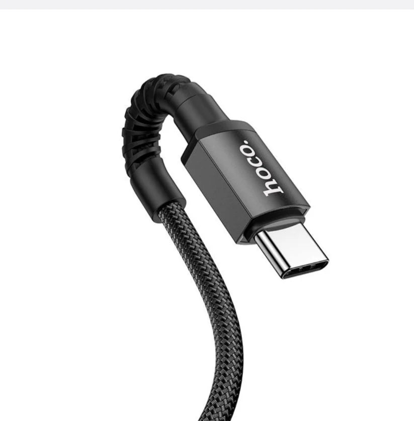 Hoco Nylon Braided Data & Charger USB-A To USB Type-C Cable - 3m