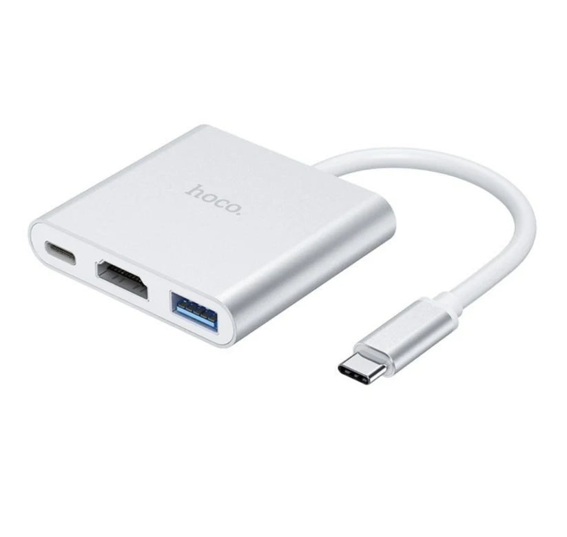3 in 1 Hoco HB14 USB-C to HDMI USB Hub