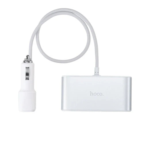 Hoco Z13 Dual USB 3 Cigarette Lighter Car Charger