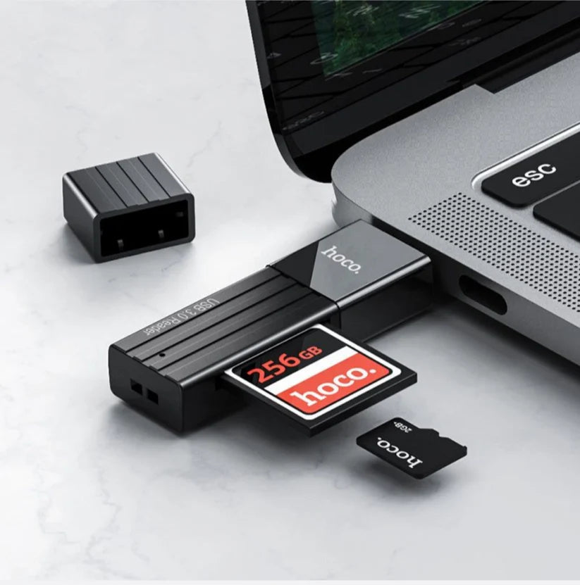 Card reader "HB20 Mindful" 2-in-1- USB3.0-support TF/SD card-HOCO-HB20