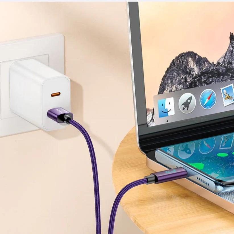 Fast Type C Charging cable 66Watt Type C to Type C 1.2Meter-HOCO-( U125 )