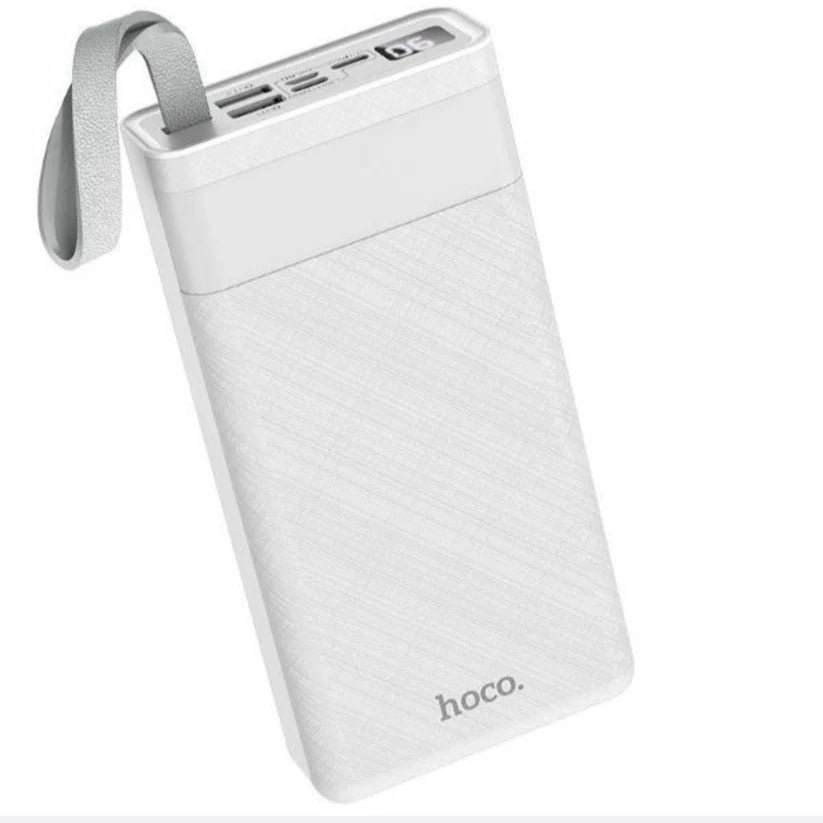 HOCO-J73 30000Mah LED Table Lamp Power Bank - White