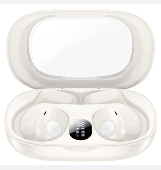 HOCO - EA1 - Touch Control Bluetooth Earbuds With LED Digital Display-White