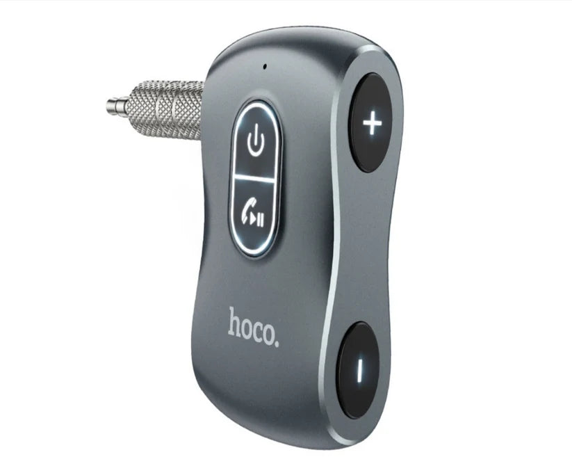 Hoco E73 3.5mm AUX Jack Wireless Receiver Car Kit Audio Adapter- BT 5.0