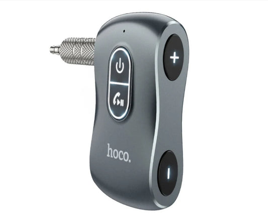 Hoco E73 3.5mm AUX Jack Wireless Receiver Car Kit Audio Adapter- BT 5.0