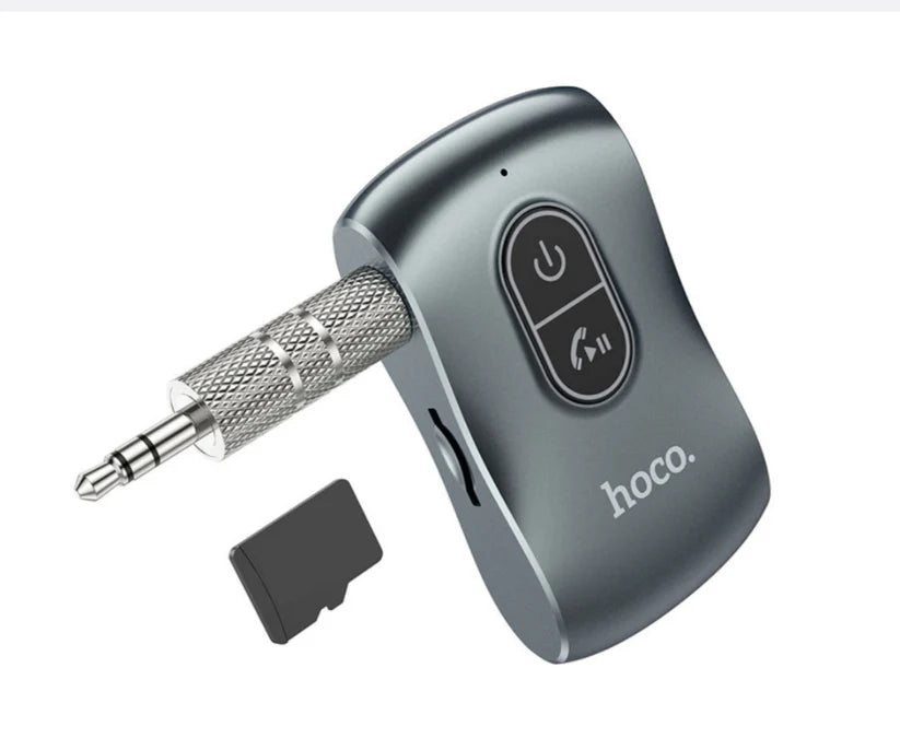 Hoco E73 3.5mm AUX Jack Wireless Receiver Car Kit Audio Adapter- BT 5.0